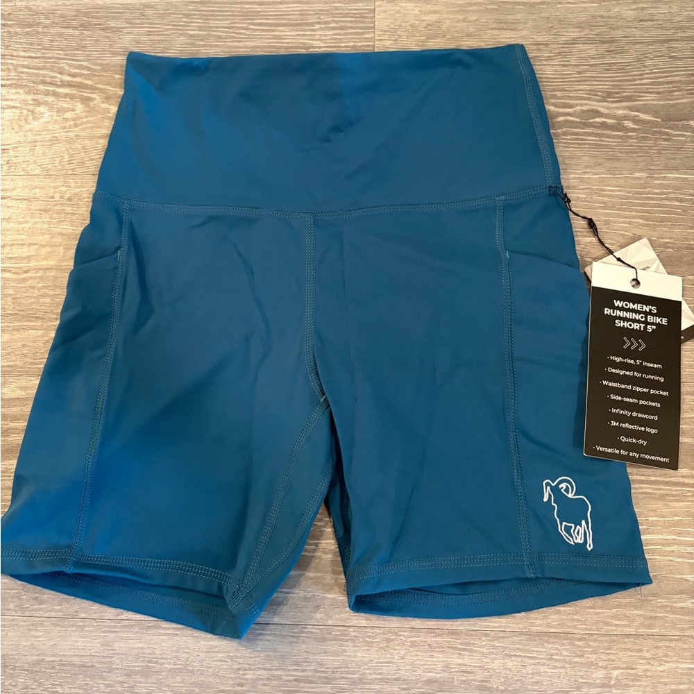Women's Teal Bike Shorts